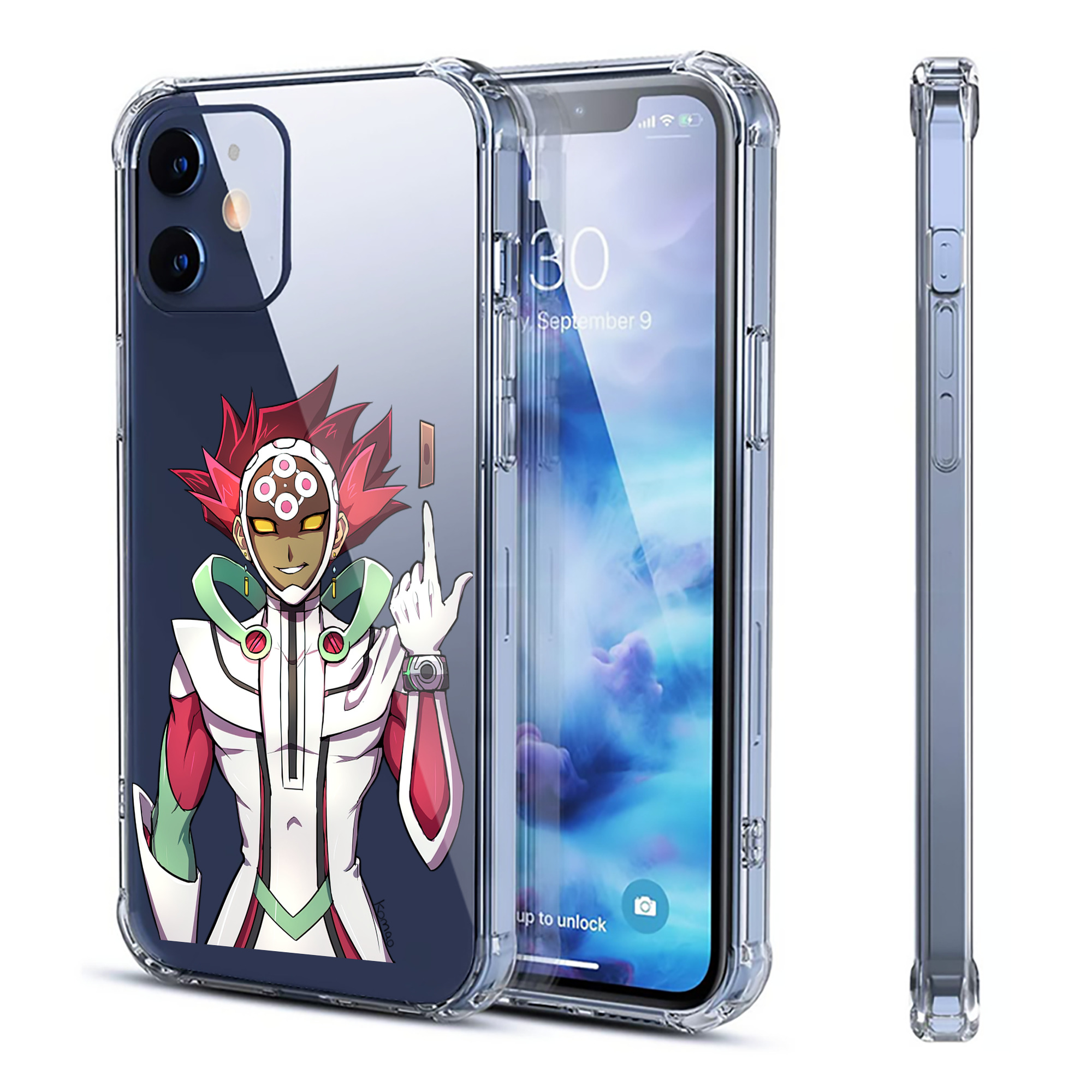 （画像用） 遊☆戯☆王 Yu-Gi-Oh! 【iPhone 12シリーズ対応】透明スマホケース（クリアソフトケース）